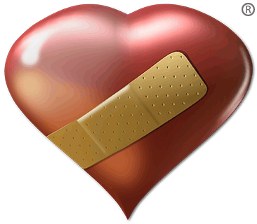 SurvivingInfidelity.com Heart Logo with Bandaid